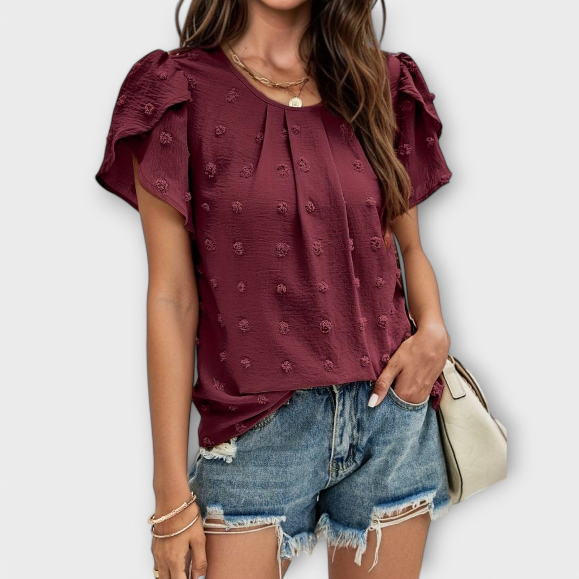 Charlotte - The Perfect Dot Blouse