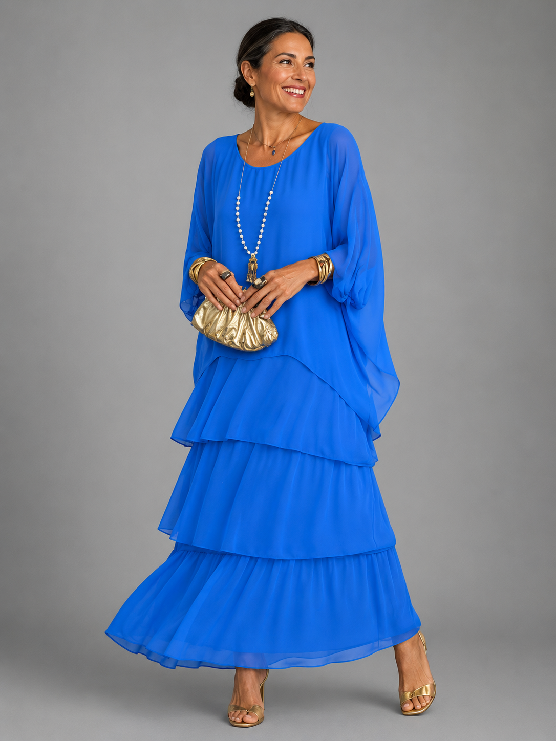 Evelyn | Graceful Layered Maxi Dress