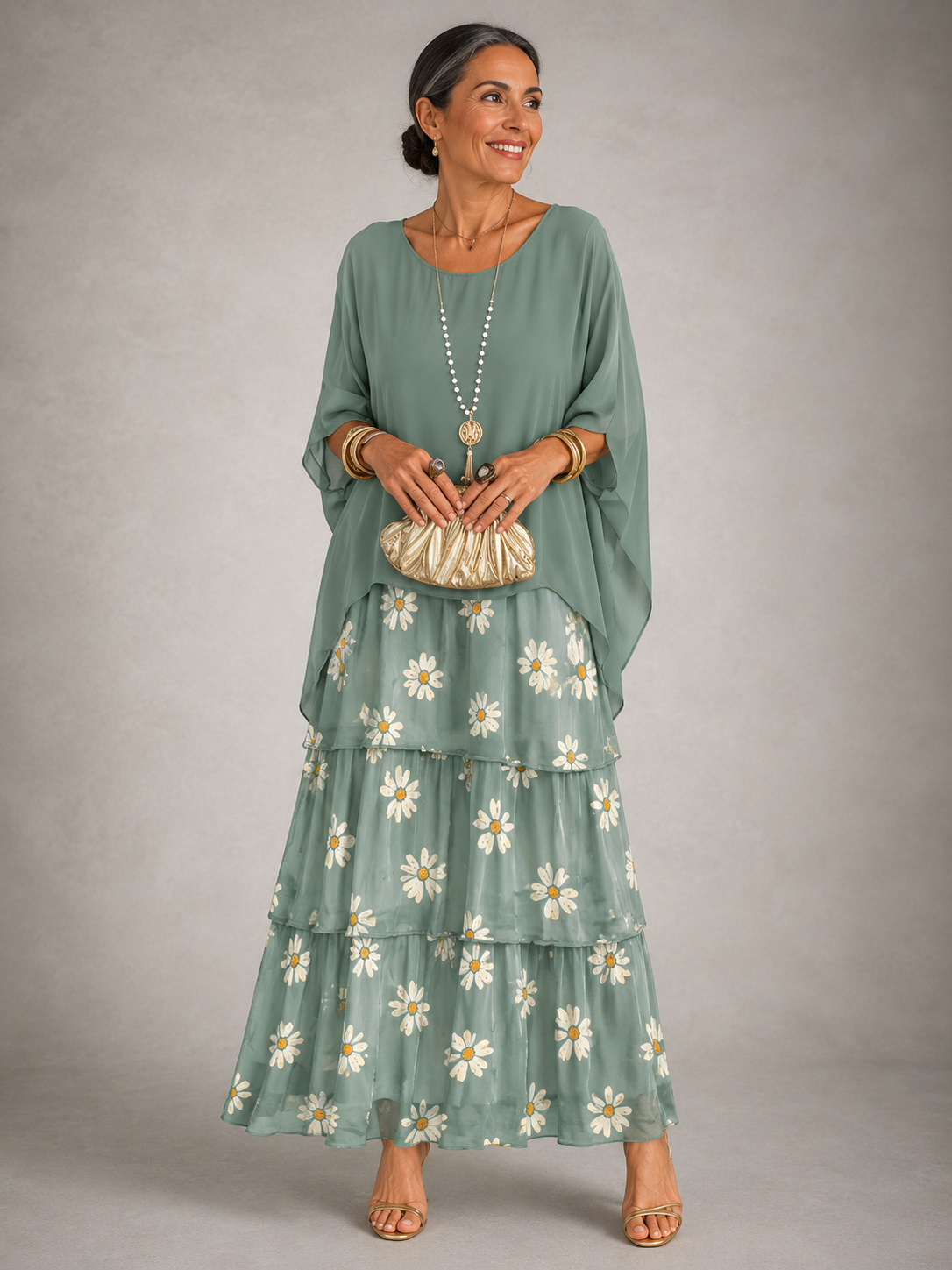 Evelyn | Graceful Layered Maxi Dress