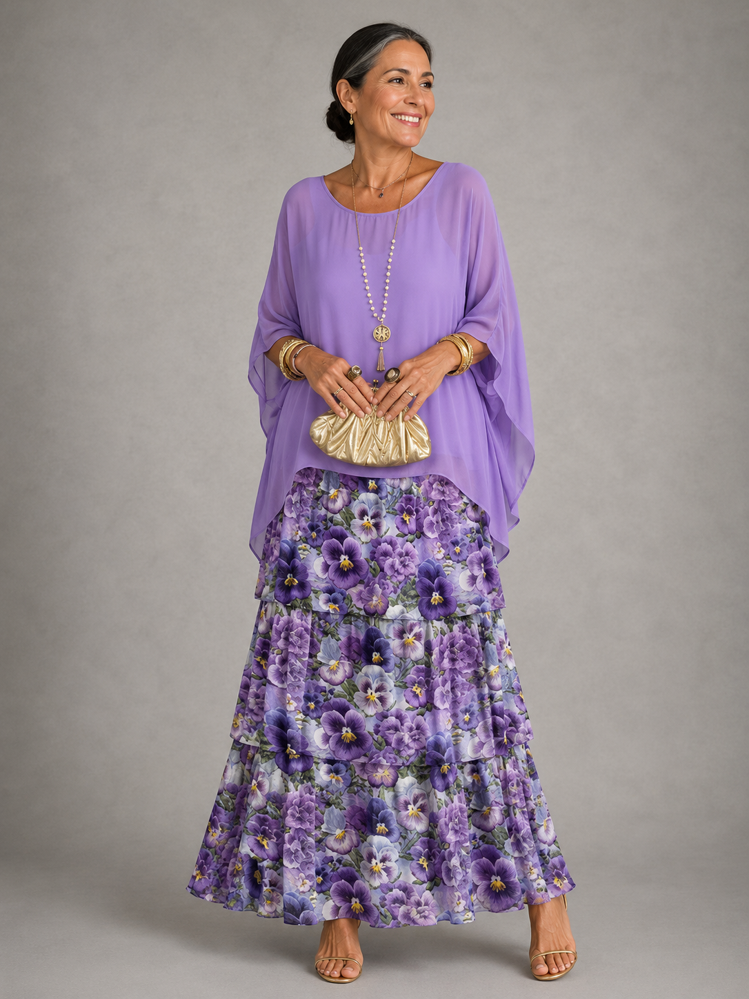 Evelyn | Graceful Layered Maxi Dress