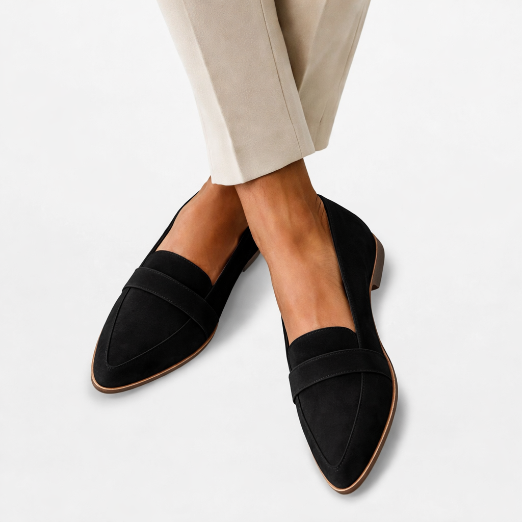 Elegant Women's Orthopedic Soft Suede Loafers – Ideal Fit