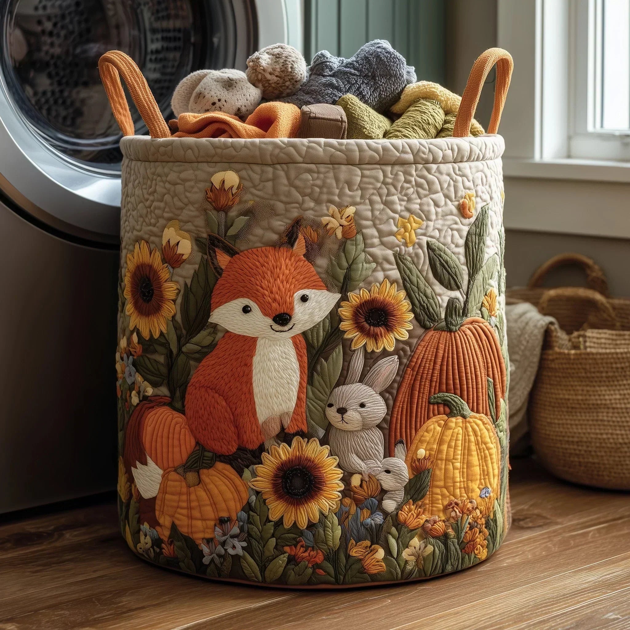 Elara | Quilted Decorative Storage Basket