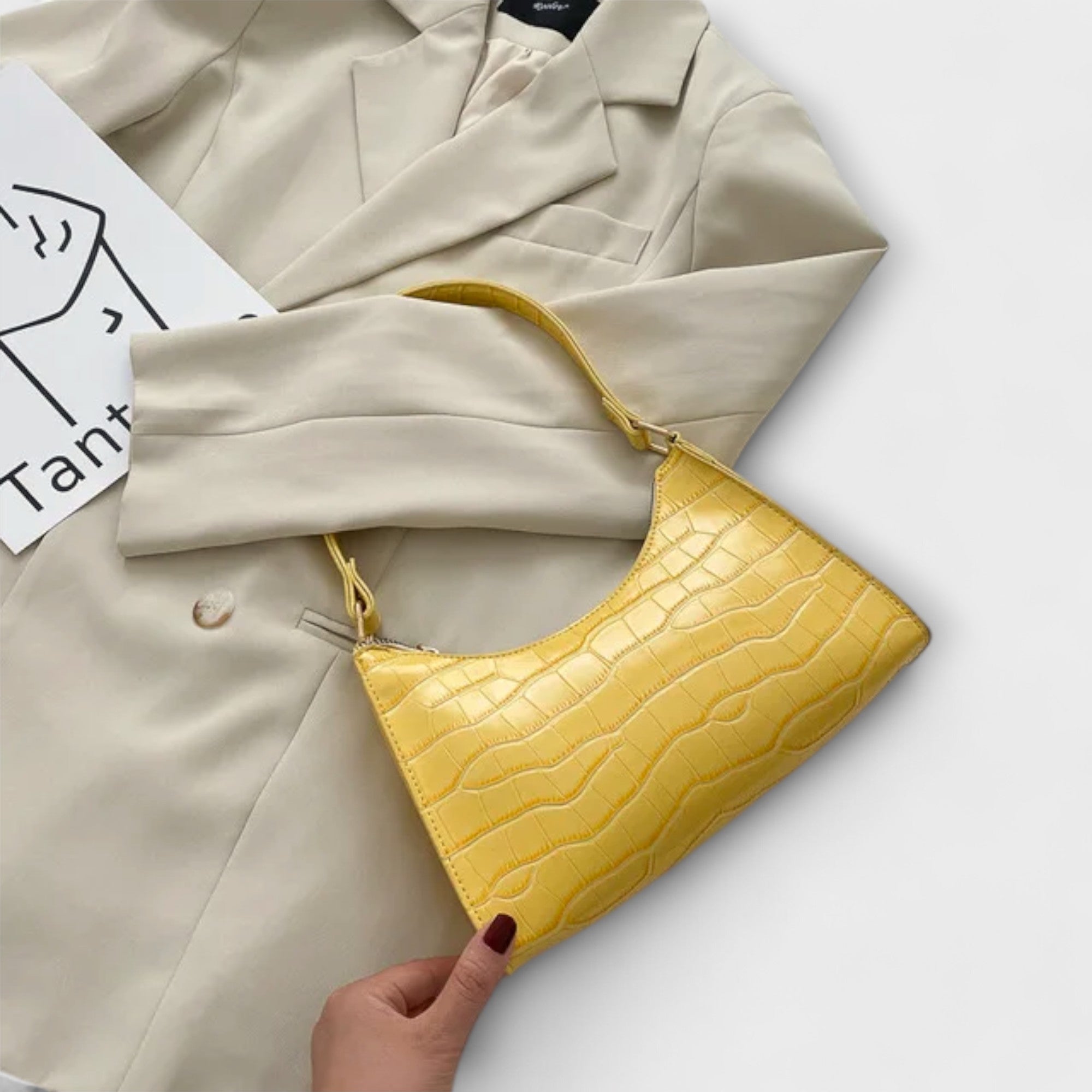 Viktorya - Glossy Leather Bag