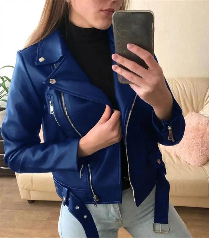 Faux Leather Jacket Nina