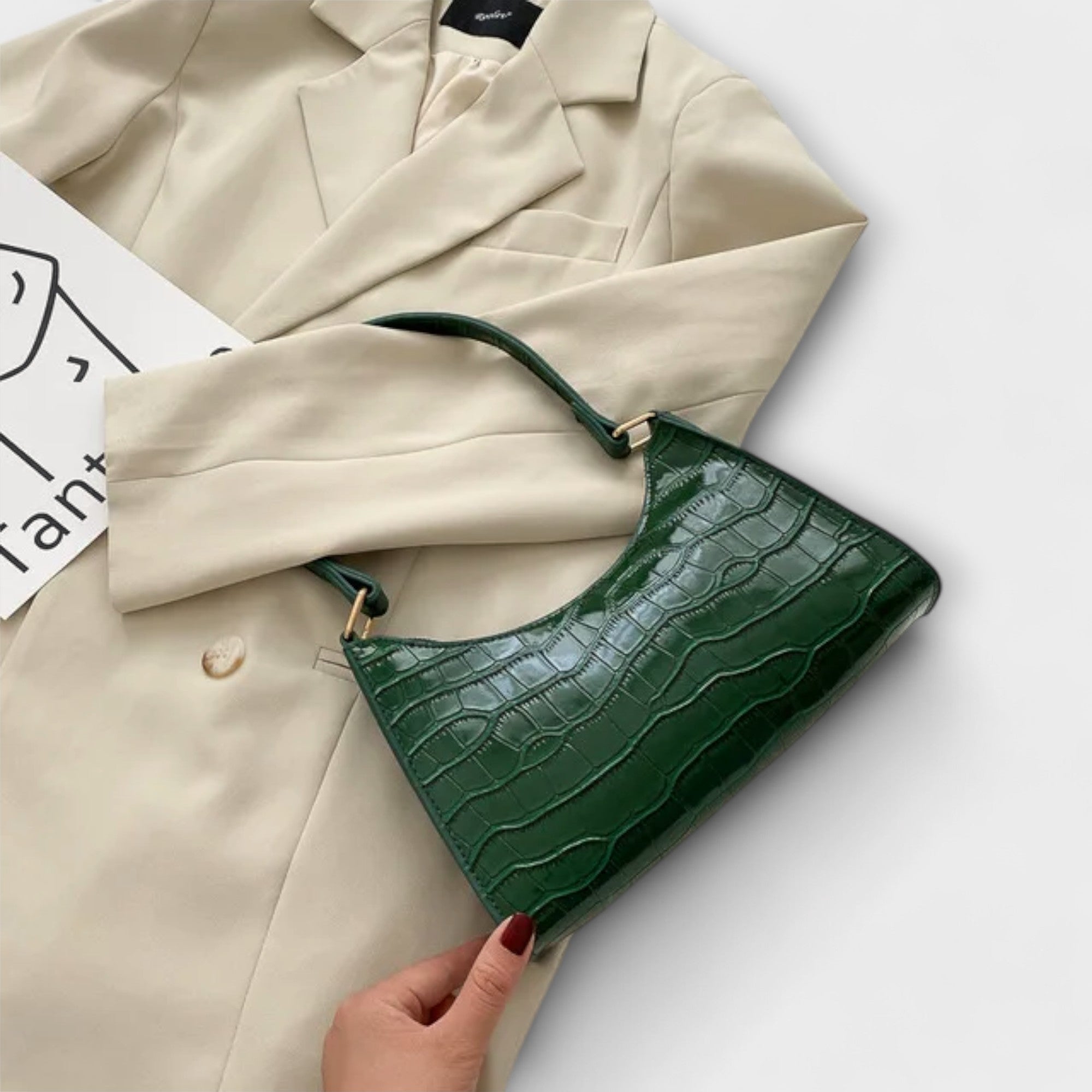Viktorya - Glossy Leather Bag