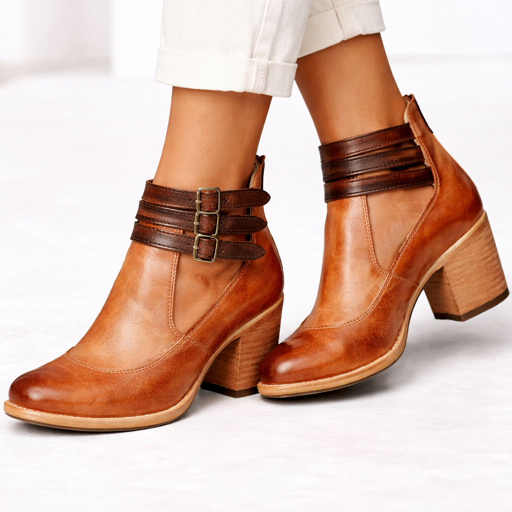 Elegant Heeled Ankle Boots for Women – Perfect Blend of Style and Comfort