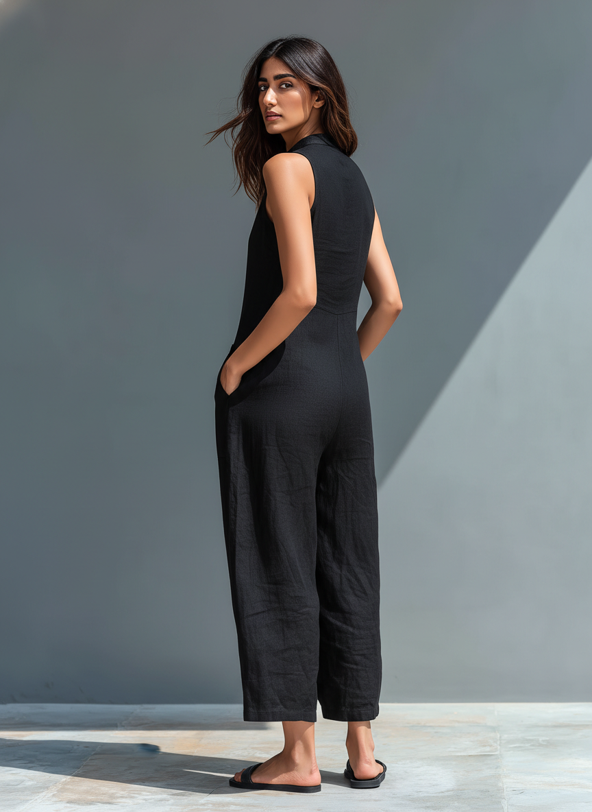Lucinda - Elegant Strapless Jumpsuit