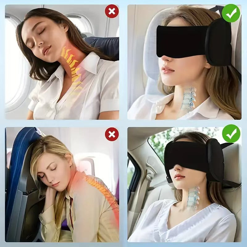 SkyNap - Eye Mask with Integrated Head Support