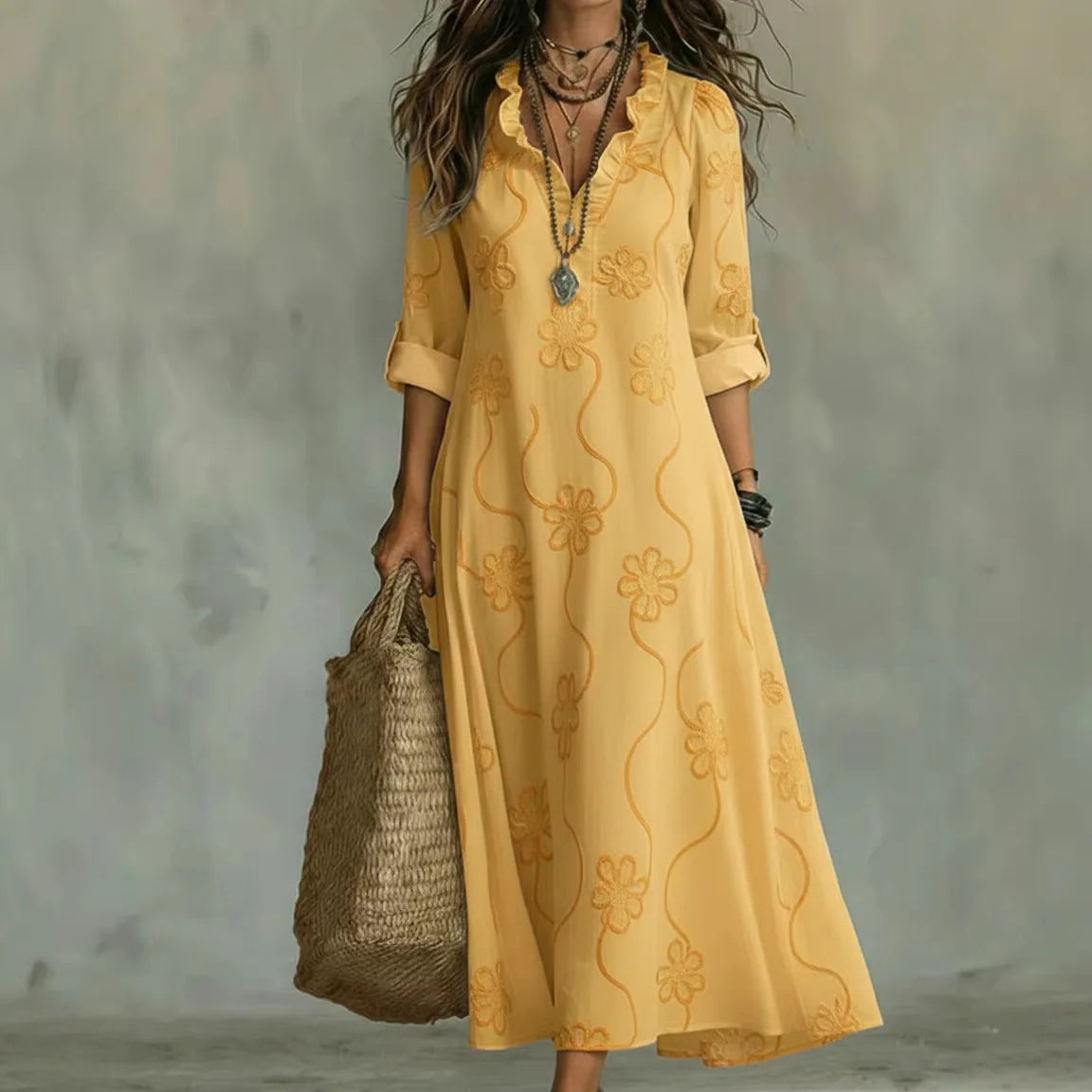 Corinne | Floral Summer Maxi Dress