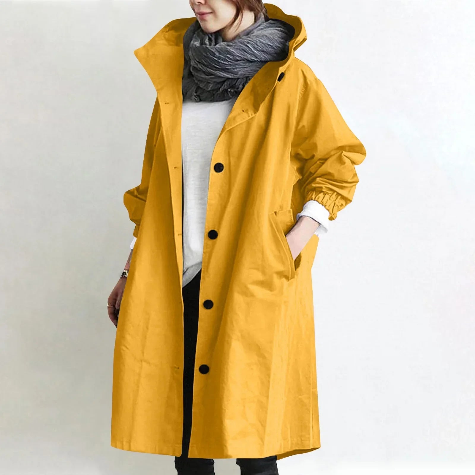 Hooded Trench Coat Ella