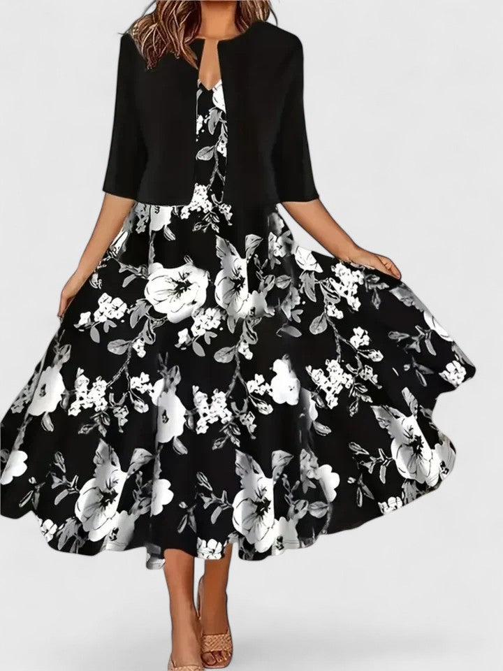 Chantal - Elegant Midi Dress