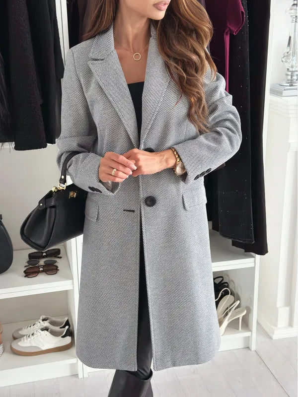 Tailored Long Coat Julia
