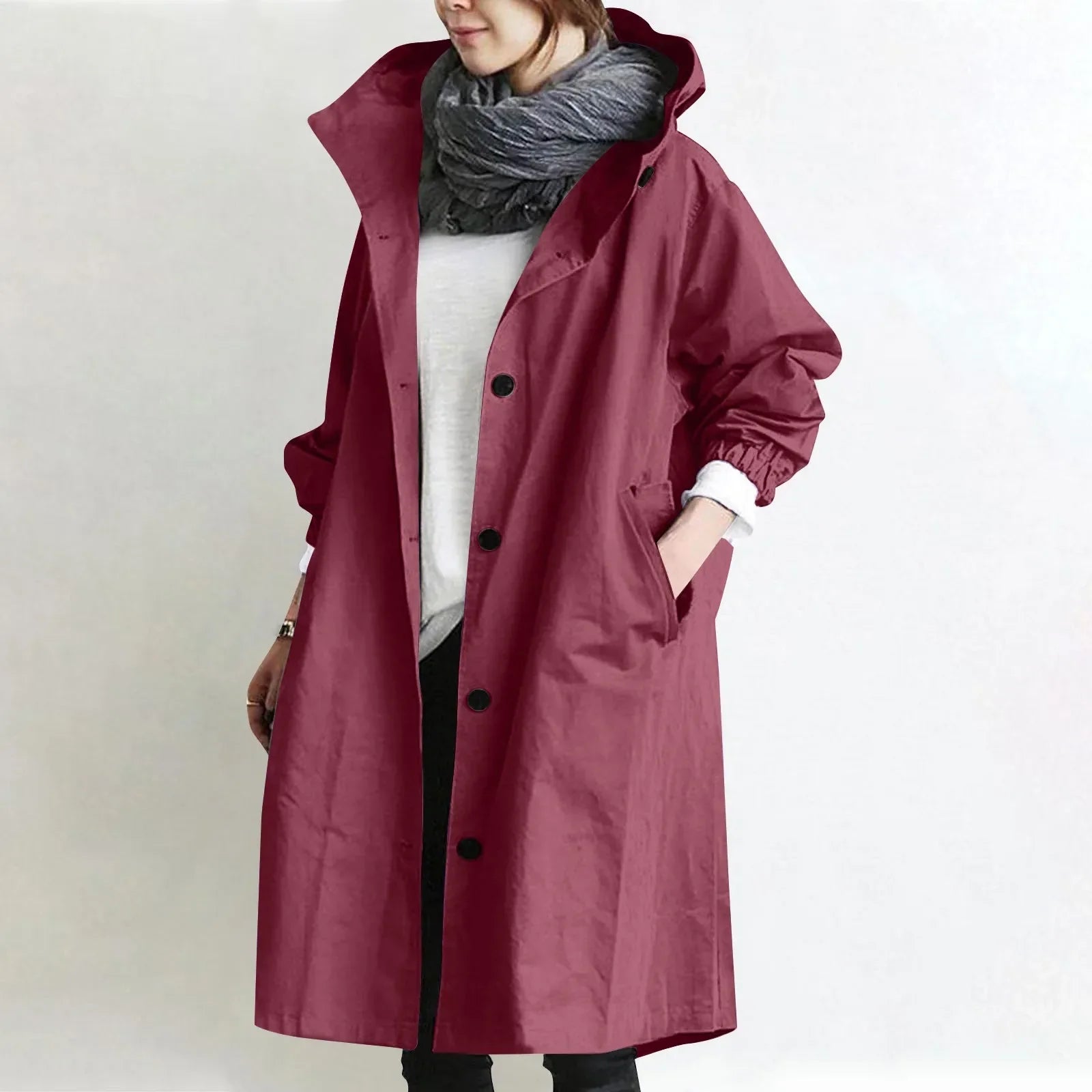 Hooded Trench Coat Ella