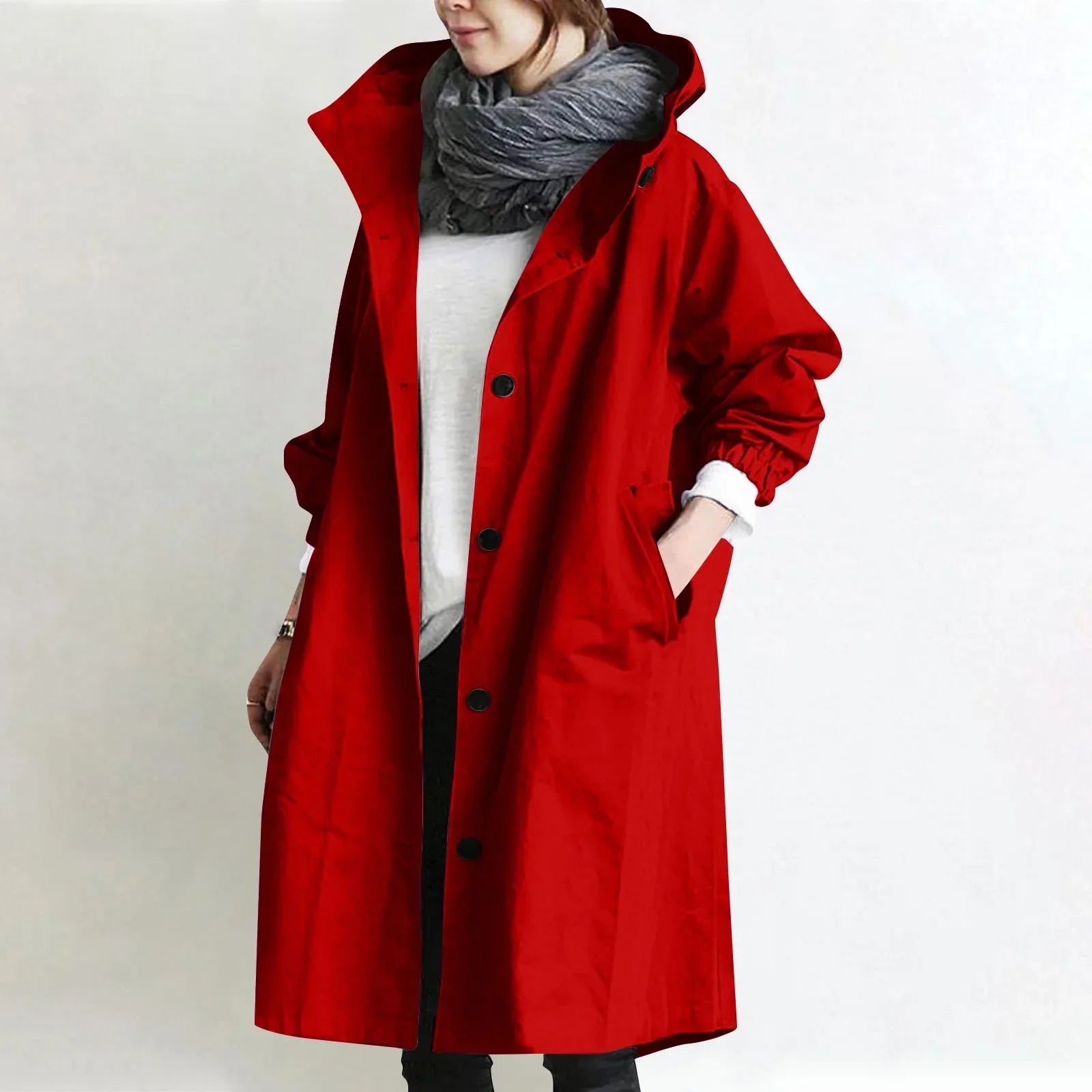 Hooded Trench Coat Ella