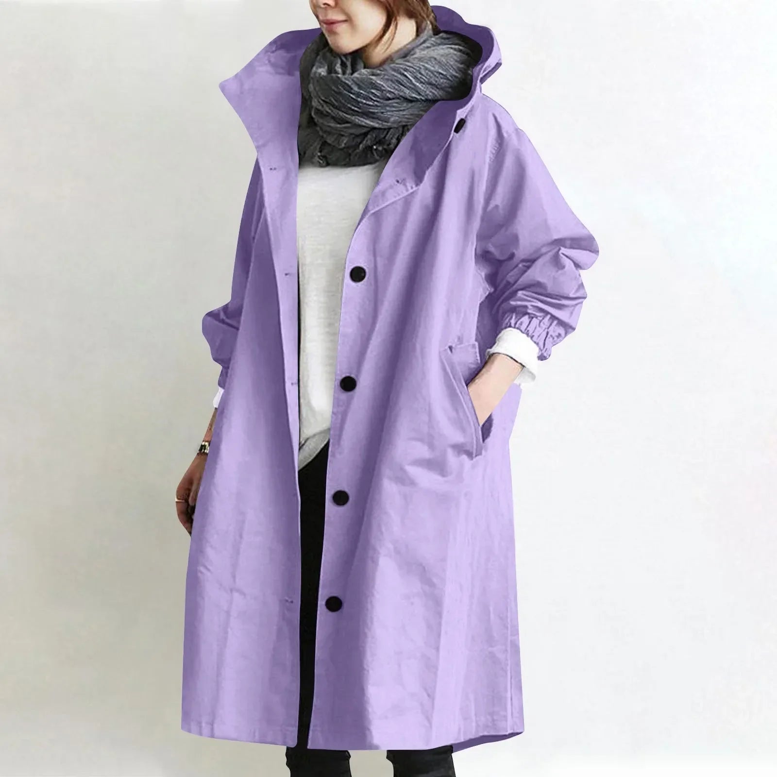 Hooded Trench Coat Ella