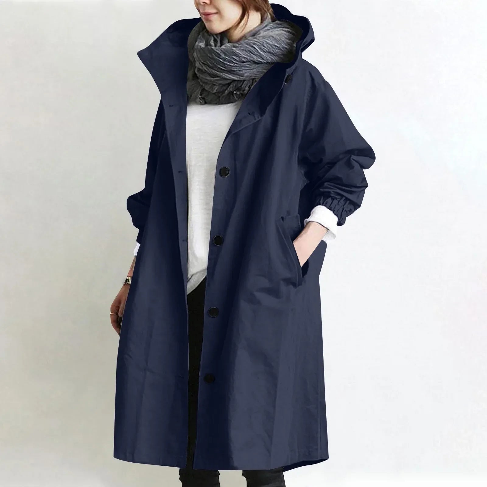 Hooded Trench Coat Ella