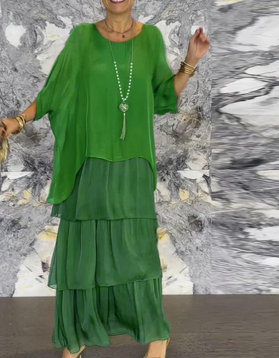Lara - Elegant Flowing Maxi Dress