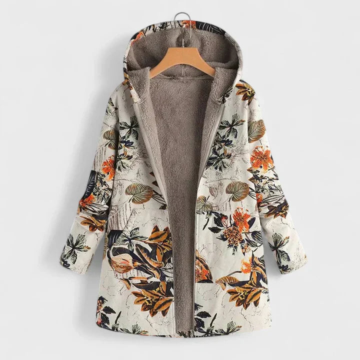 Briar | Vintage Floral Hooded Parka