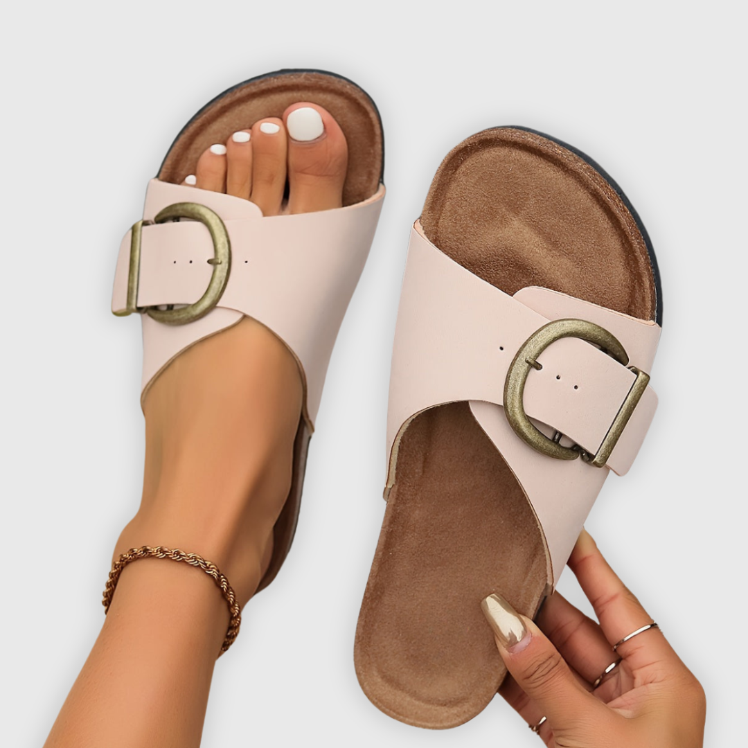 Aurora – Cozy Slip-On Sandals for Ultimate Comfort