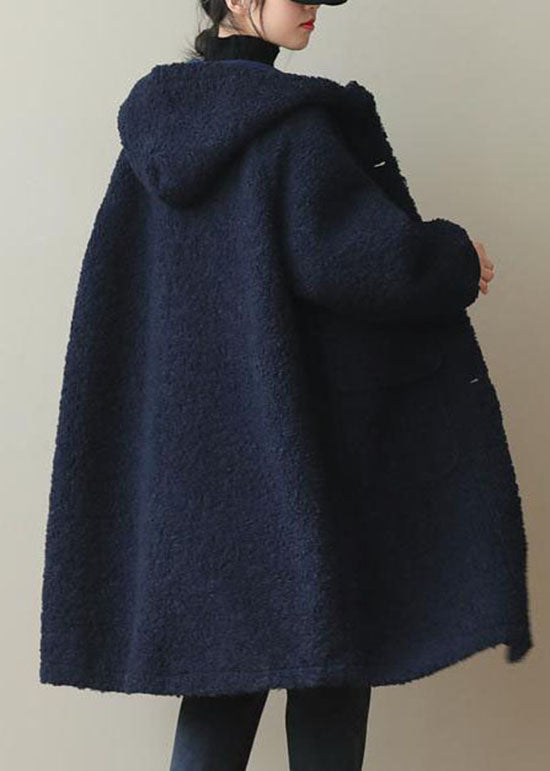 Fleece Hooded Coat Cline