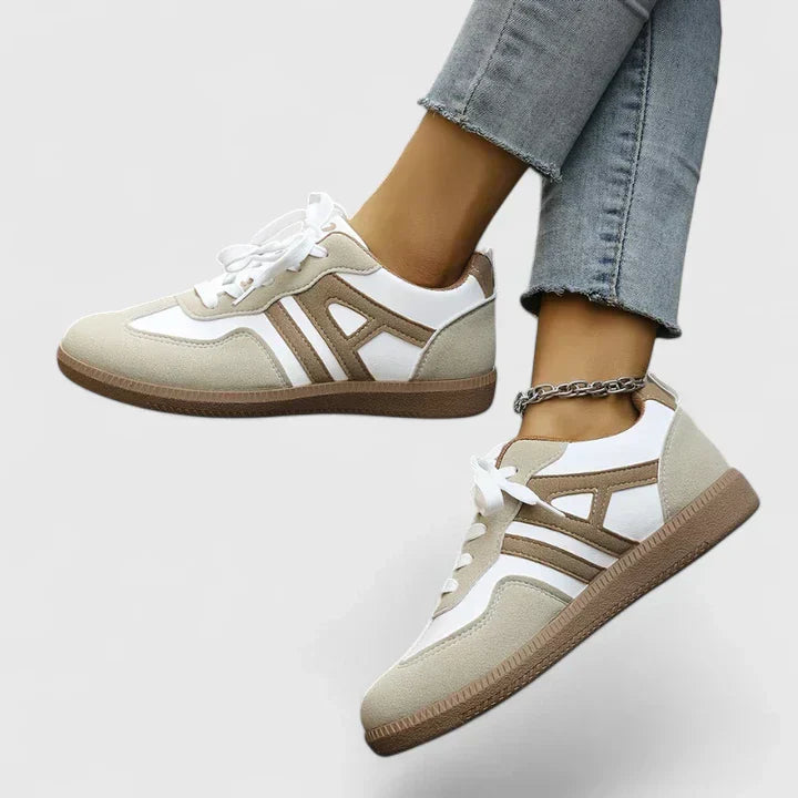 Women's Orthopedic Trainers - Ergonomic Lace-Up Walking Shoes