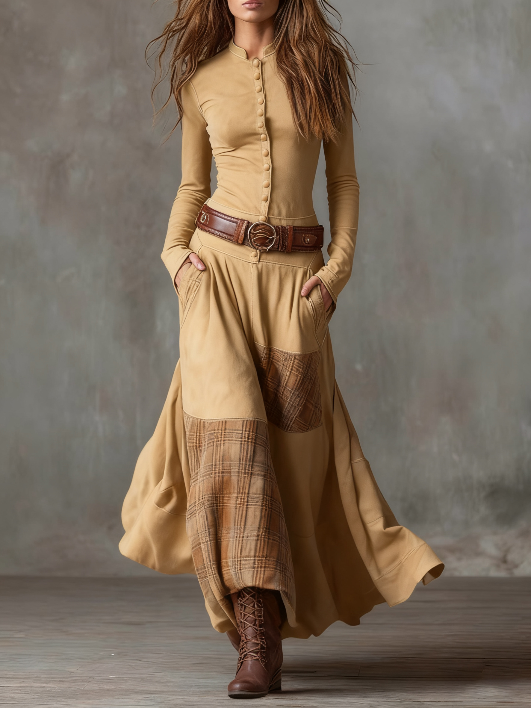 Michelle - Belted Dress