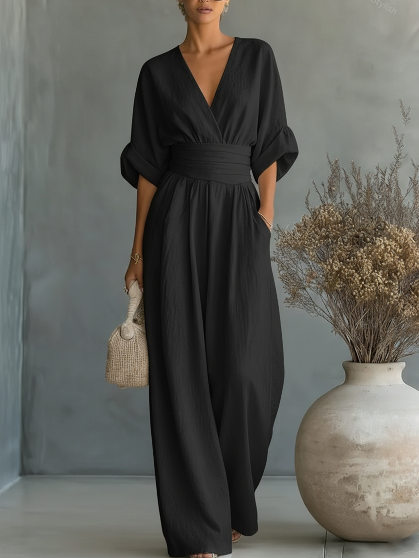 Aveline | Elegant Wide-Leg Jumpsuit