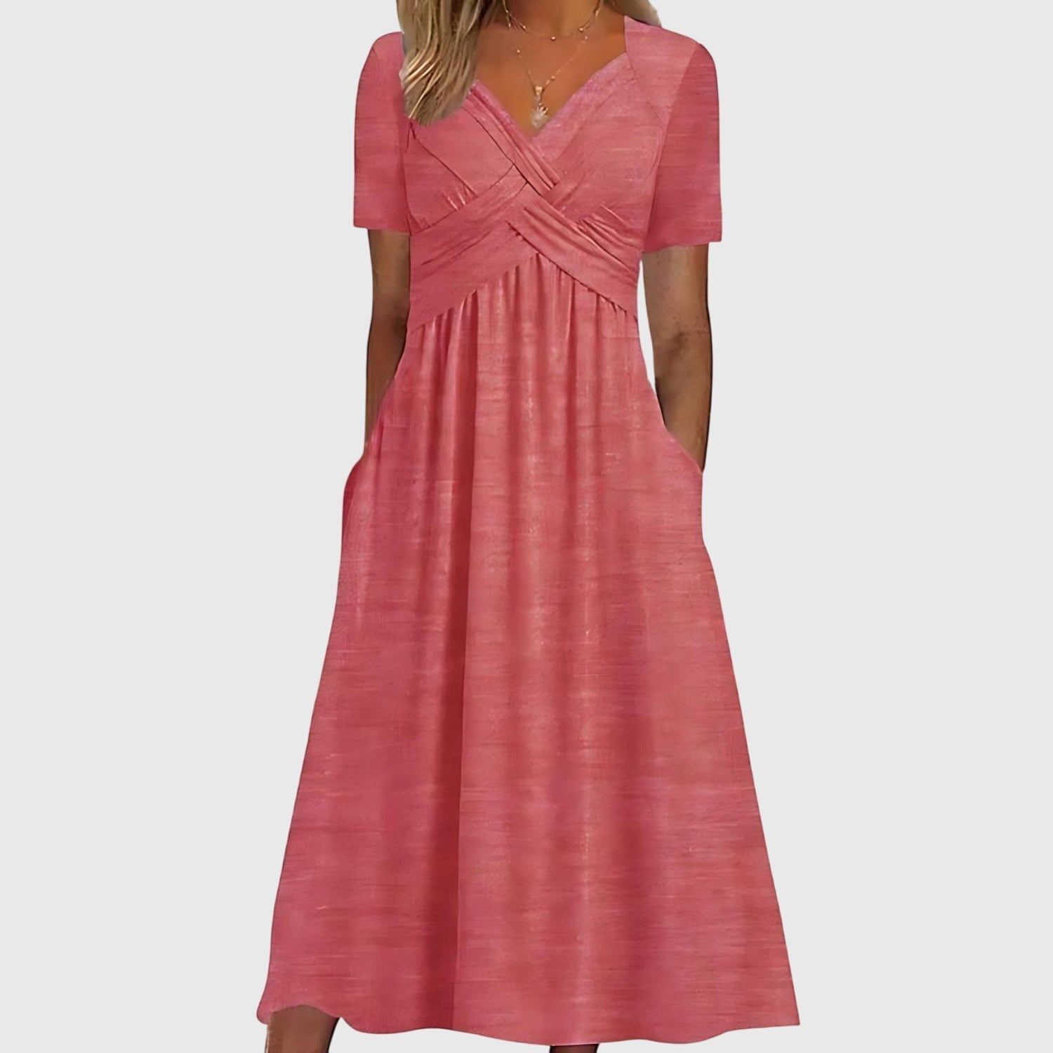 Viola - Midi Dress with Tummy Control