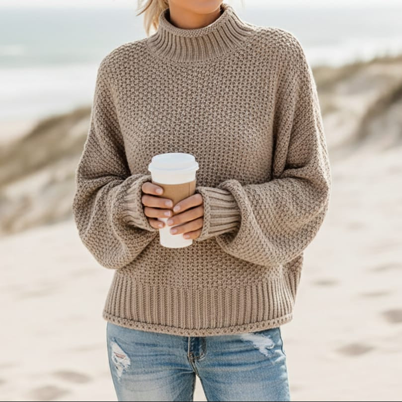 Maristowe | Relaxed Roll Neck Knit Jumper