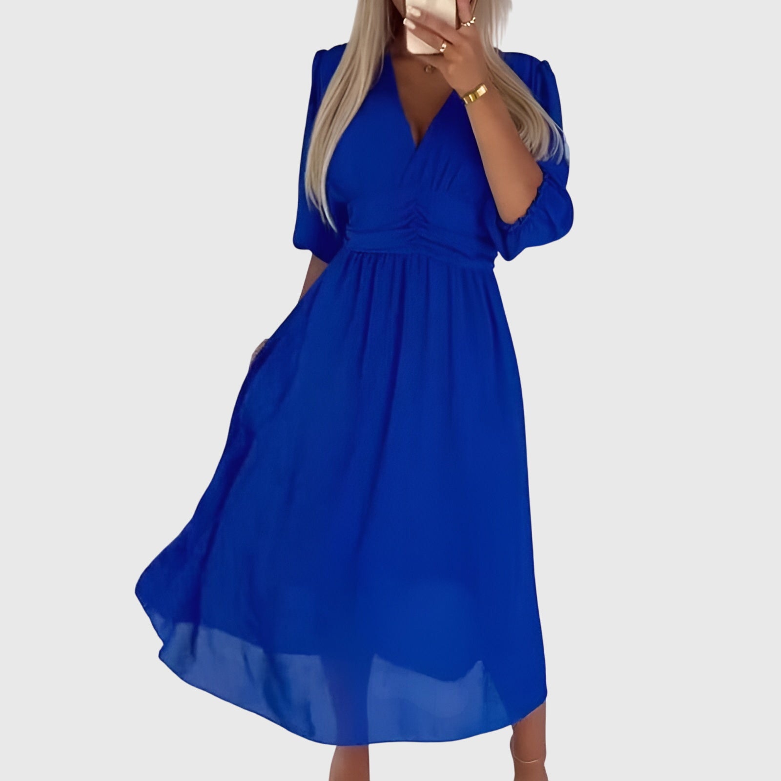 Chloe - Lightweight Silky Chiffon Dress