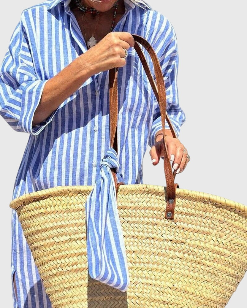 Ellen - Classic Striped Dress