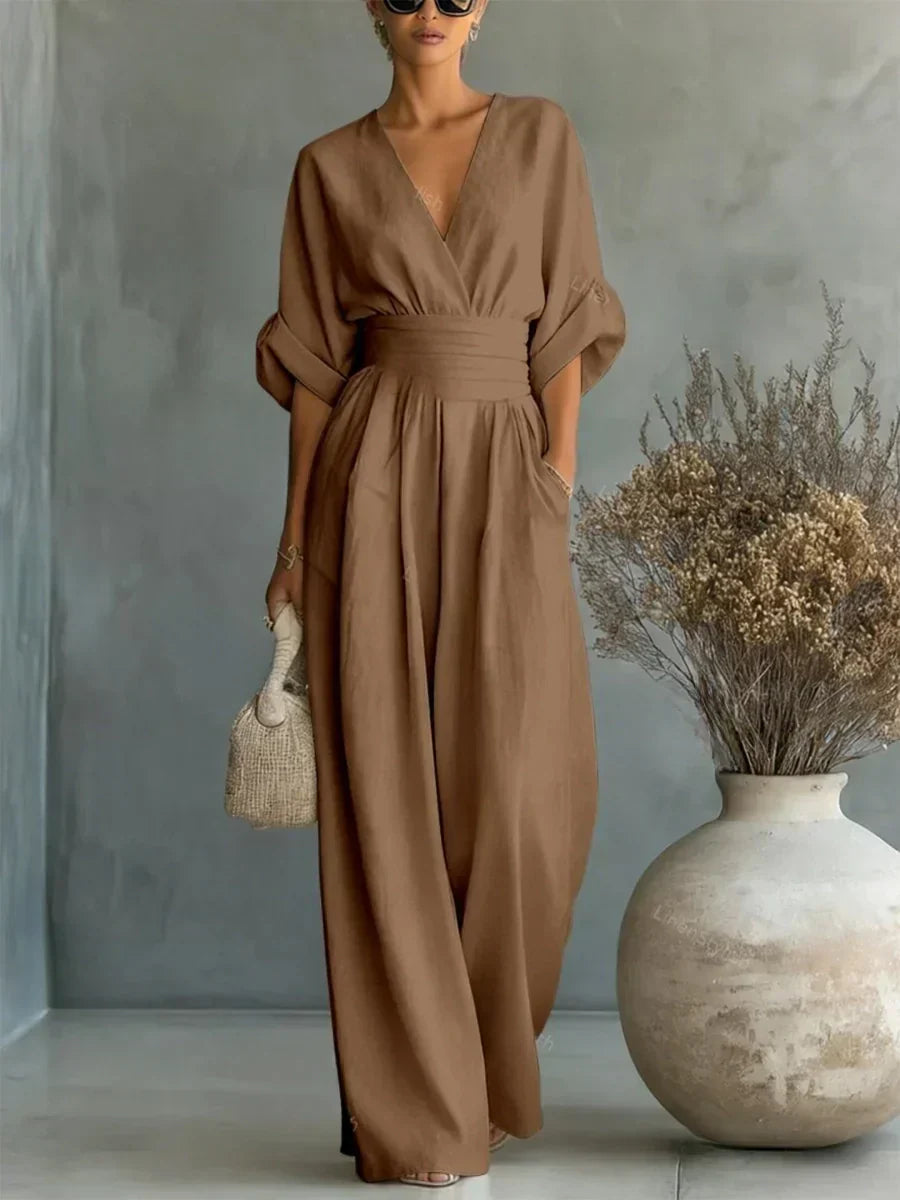 Aveline | Elegant Wide-Leg Jumpsuit