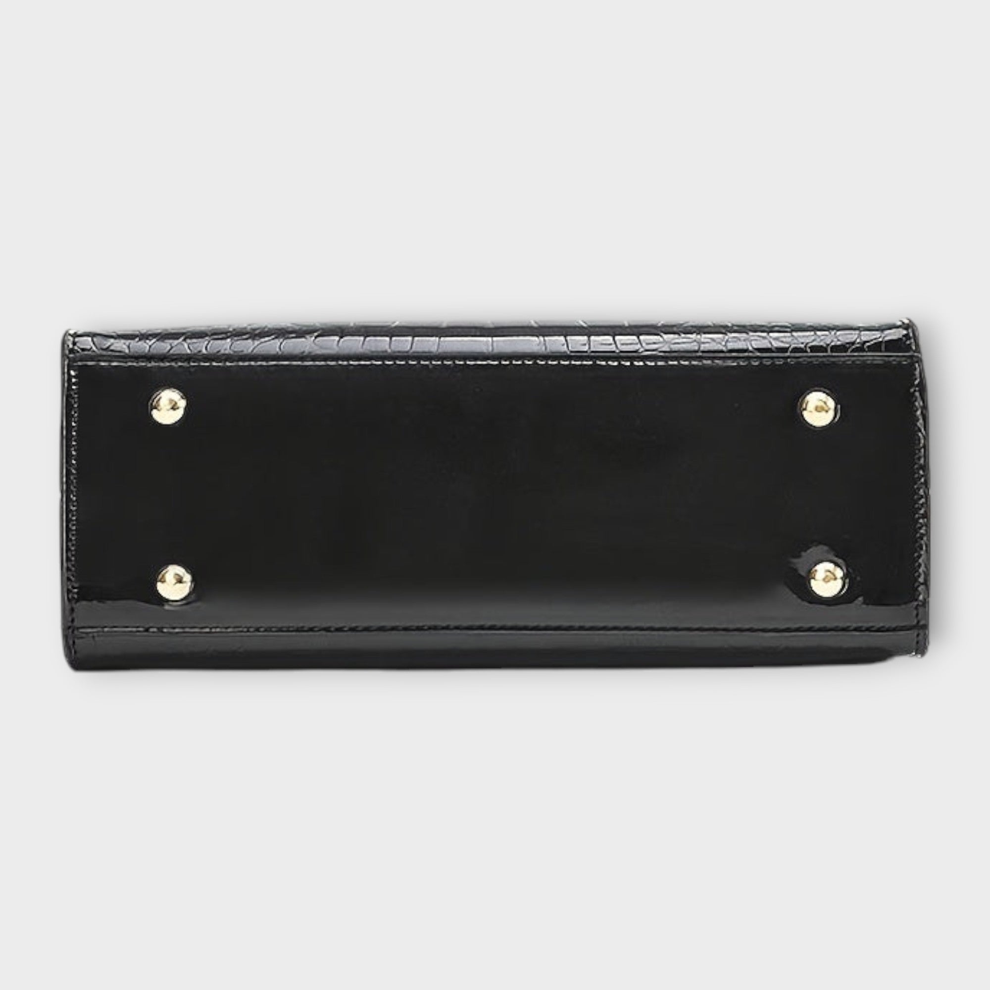 Eline - Glossy Crocodile Pattern Handbag