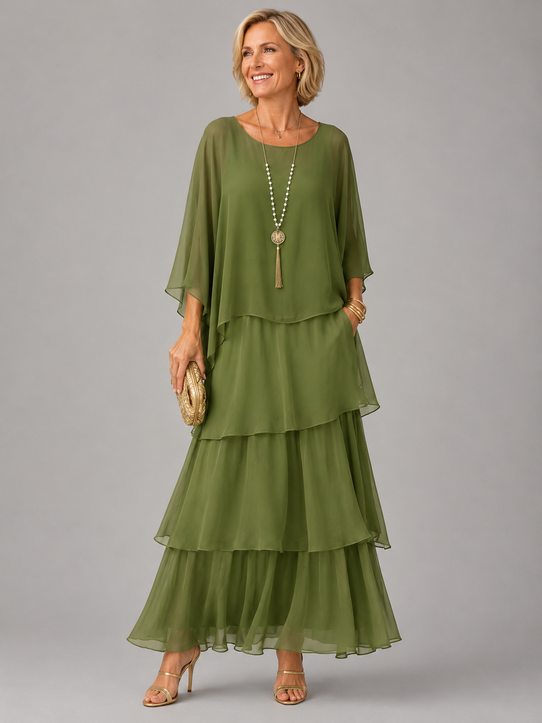 Evelyn | Graceful Layered Maxi Dress