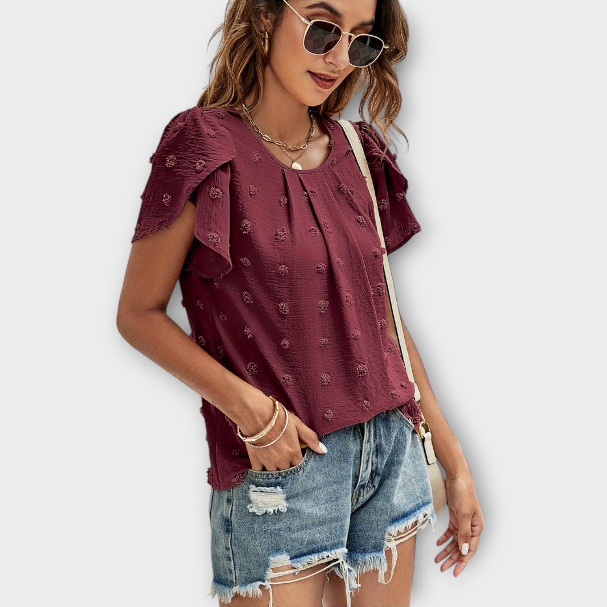 Charlotte - The Perfect Dot Blouse