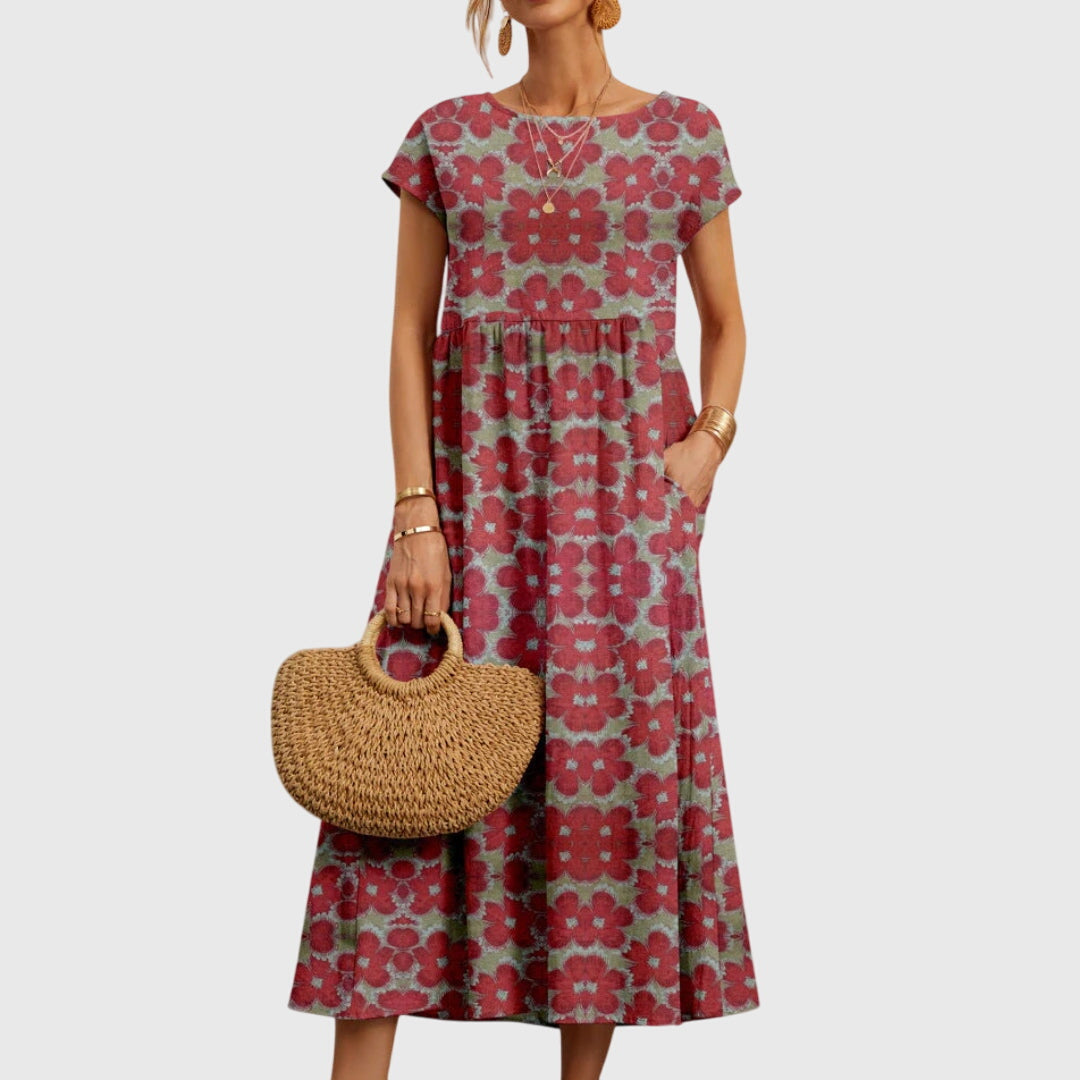 Valencia - Chic Floral Dress
