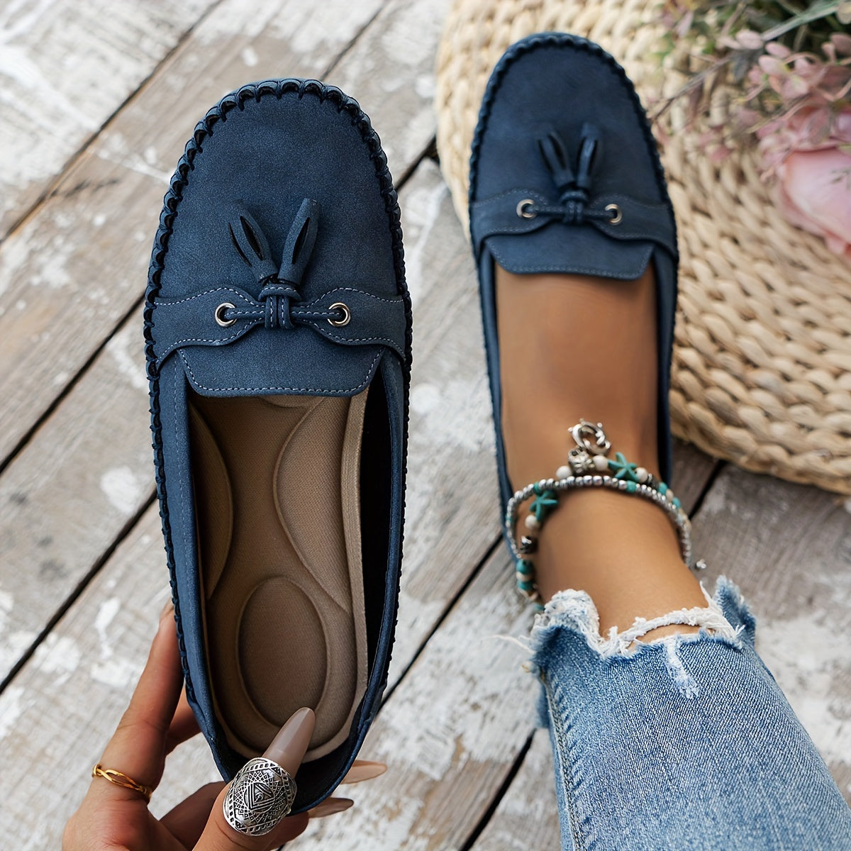 Nadine - Timeless Tassel Detail Loafers