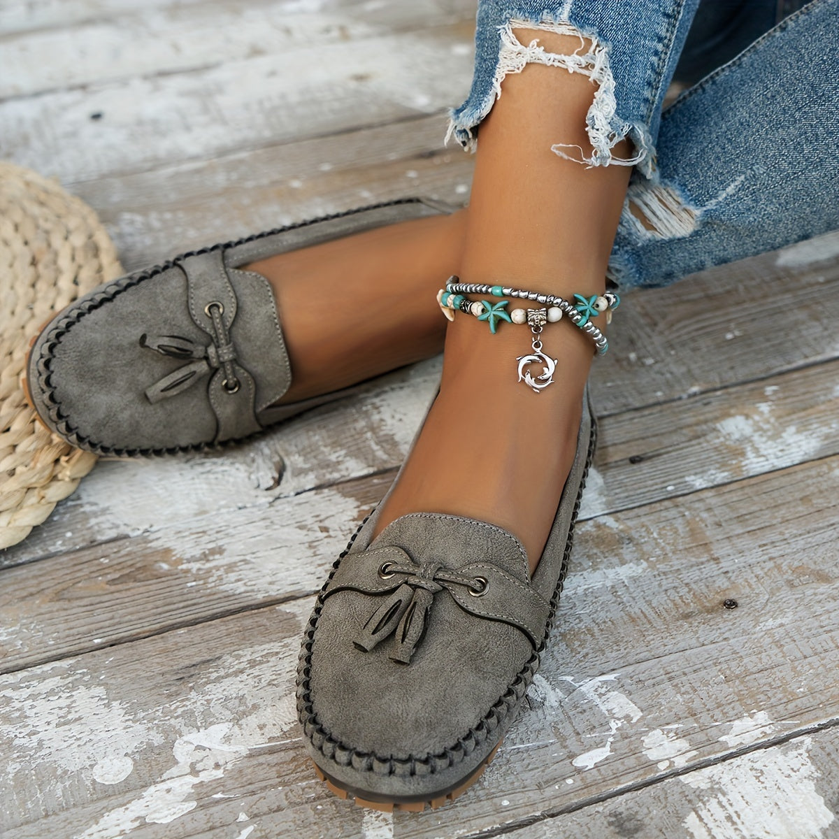Nadine - Timeless Tassel Detail Loafers