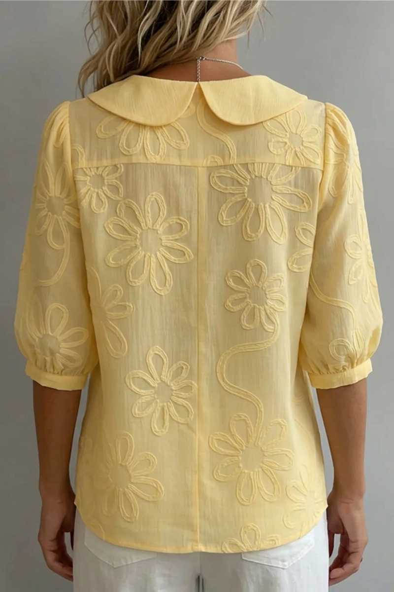 Camille | Elegant Floral Blouse