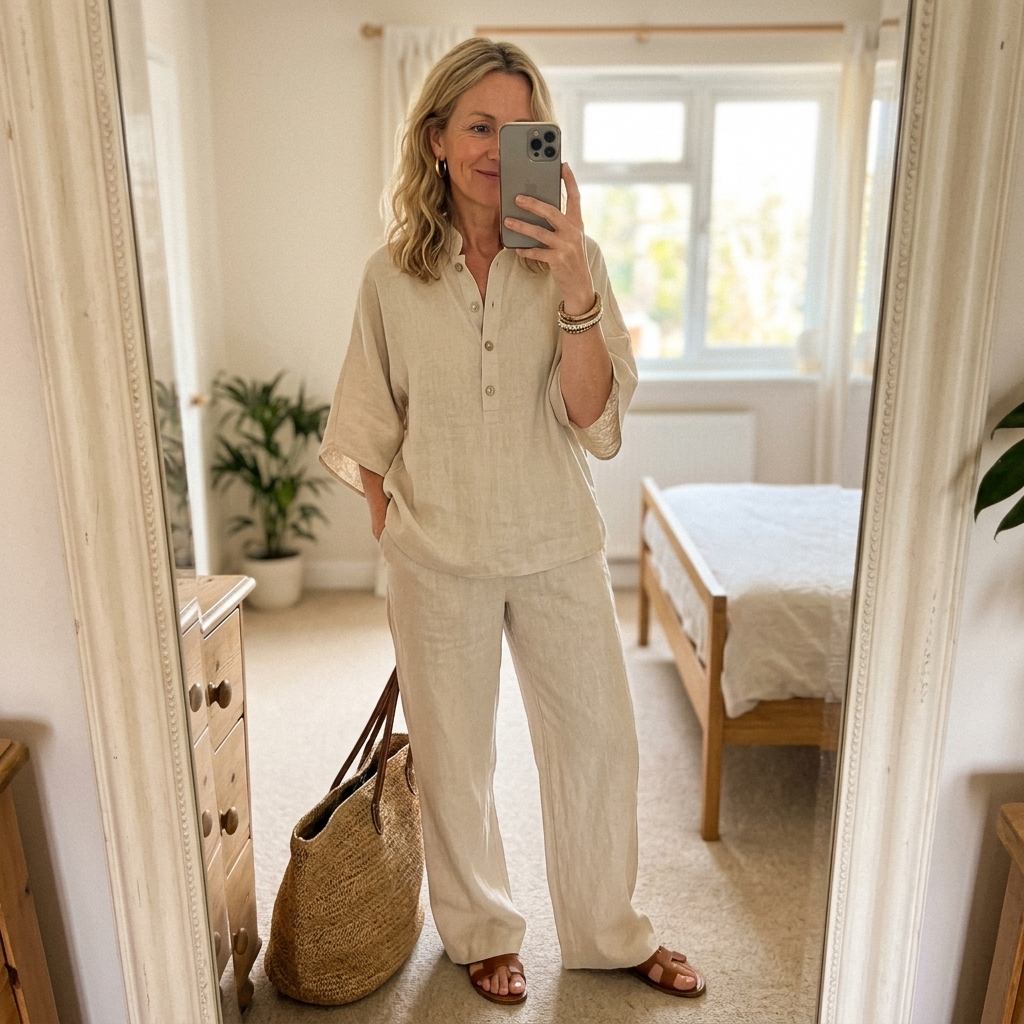 Elena | Lightweight Cotton Casual Set