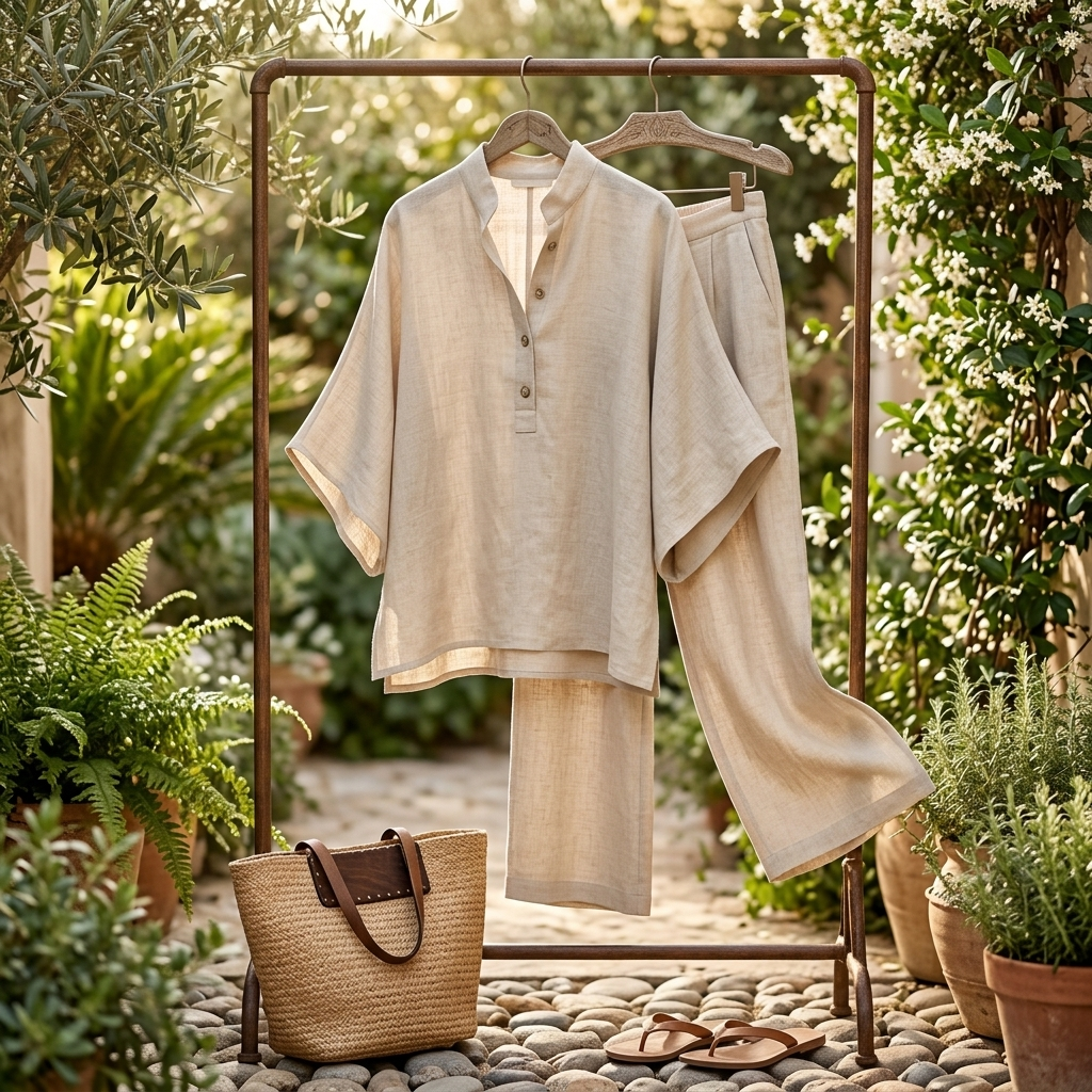 Elena | Lightweight Cotton Casual Set