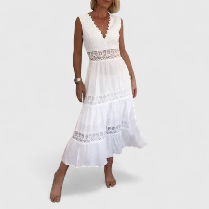Alena - Elegant Midi Dress