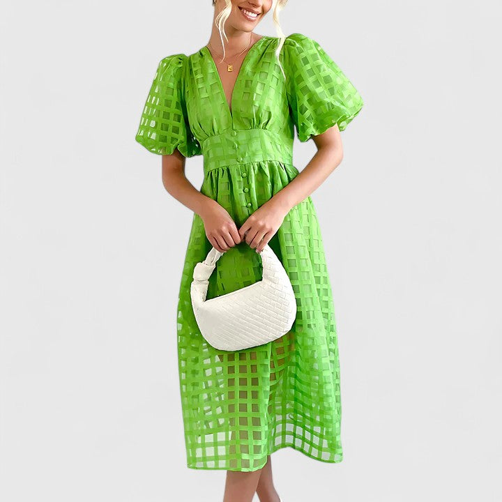 Elanqi - Elegant Midi Dress