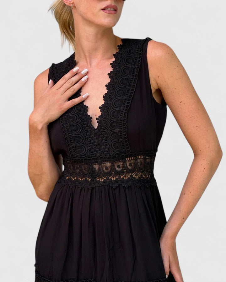 Alena - Elegant Midi Dress
