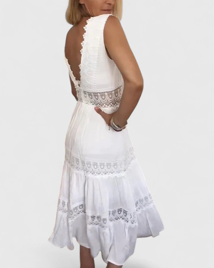 Alena - Elegant Midi Dress