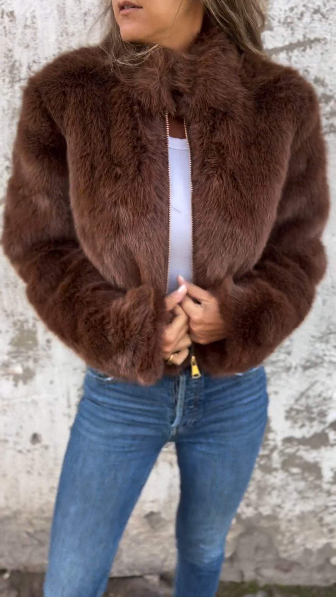 Faux Fur Jacket Sarah