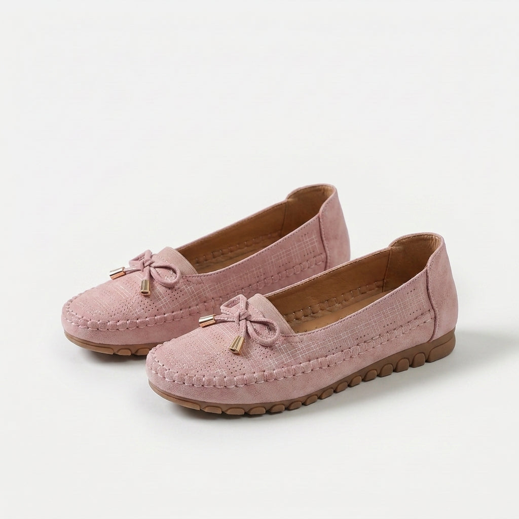 Sabine – Cozy Loafers with Elegant Bow Detail