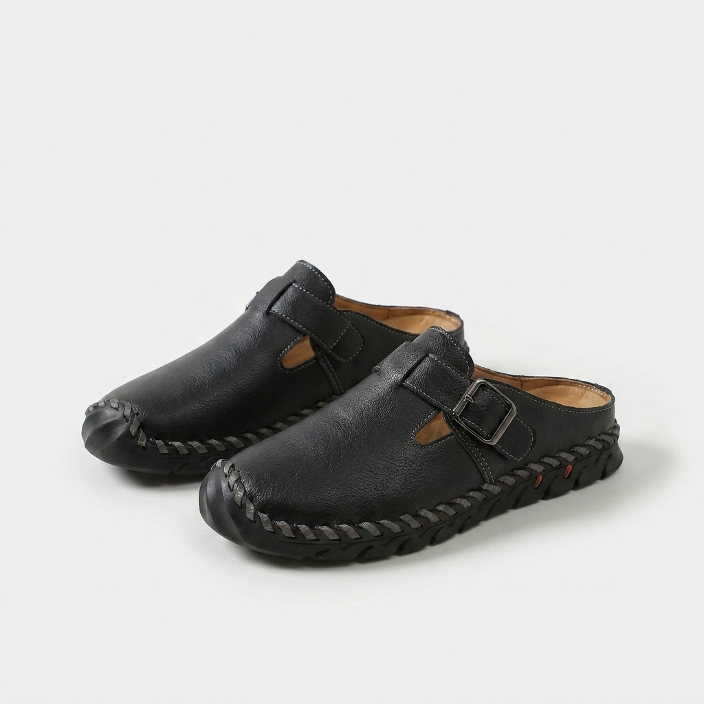 Marly - Easy Slip-On Comfort Shoe with Buckle