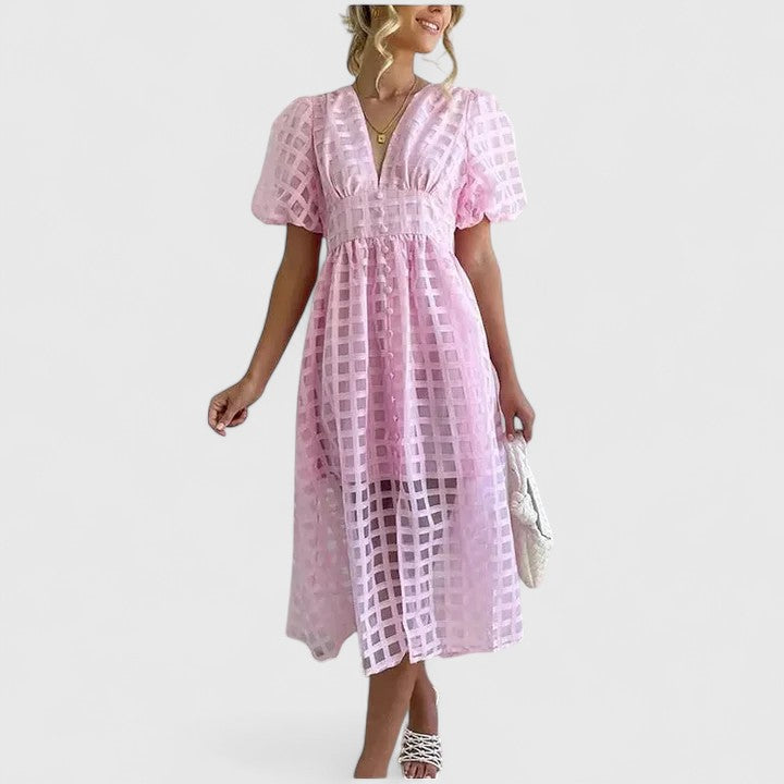 Elanqi - Elegant Midi Dress