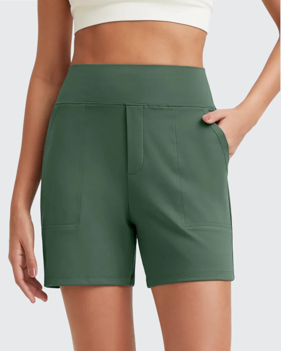 Harper High-Waisted Comfort Shorts